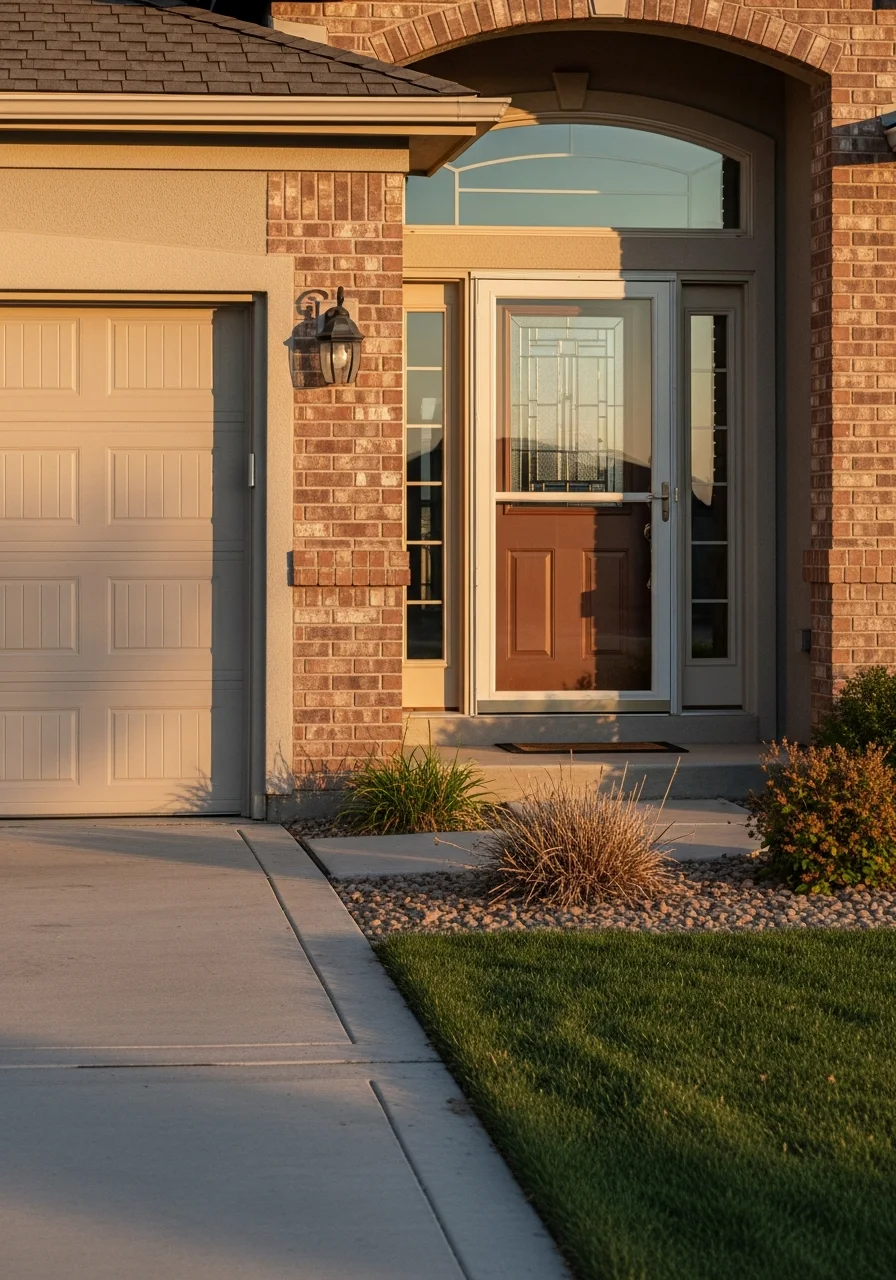 Layton or Farmington residential property with clean landscaping and suburban character.