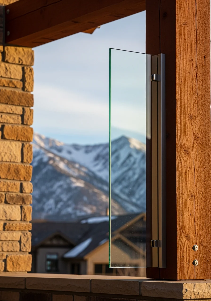Heber Valley residential property with mountain backdrop and seasonal weather considerations visible.